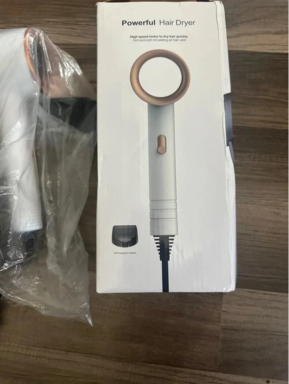 Powerful Ionic Hair Dryer High Speed Fast Drying Low Noise New Open Box